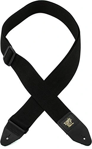 Ernie Ball Polypro, sangle noire — Photo de la référence sélectionnée, issue des informations produit. Les accessoires ne sont inclus que lorsqu’ils sont explicitement décrits.