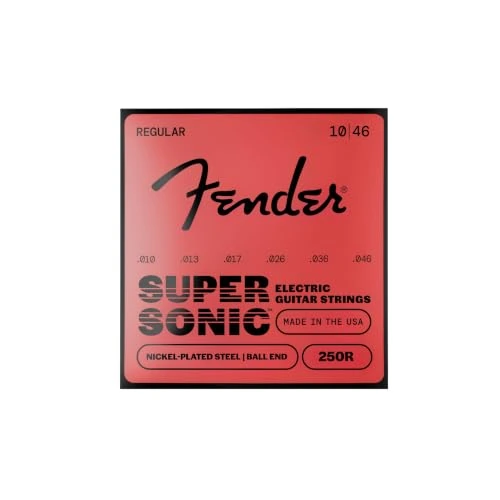Fender 250R nickel 10–46 — Emballage du jeu de cordes correspondant à la référence.