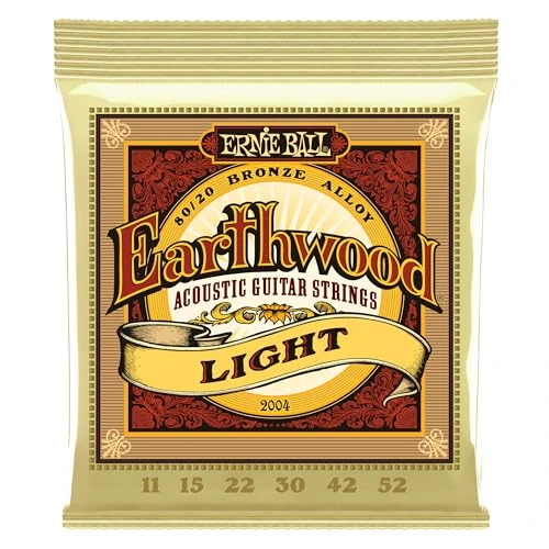 Ernie Ball Earthwood Bronze 80/20 11–52 — Emballage du jeu de cordes correspondant à la référence.