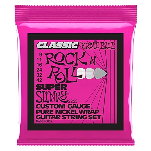 Ernie Ball Classic Rock & Roll 9–42 — Emballage du jeu de cordes correspondant à la référence.