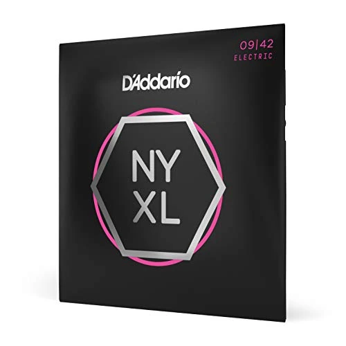 D’Addario NYXL0942 9–42 — Emballage du jeu de cordes correspondant à la référence.