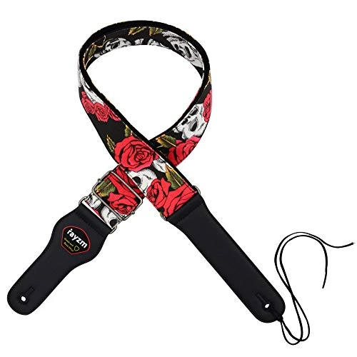 Rayzm Crânes & Roses, sangle coton — Photo de la référence sélectionnée, issue des informations produit. Les accessoires ne sont inclus que lorsqu’ils sont explicitement décrits.