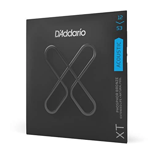 D’Addario XT Phosphor Bronze 12–53 — Emballage du jeu de cordes correspondant à la référence.