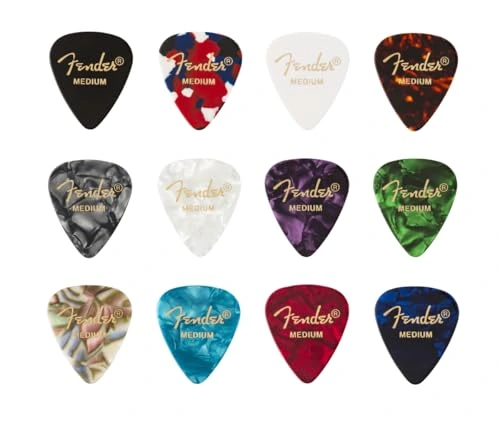 Fender 351 Celluloid Medium — 12 — Photo de la référence sélectionnée, issue des informations produit. Les accessoires ne sont inclus que lorsqu’ils sont explicitement décrits.