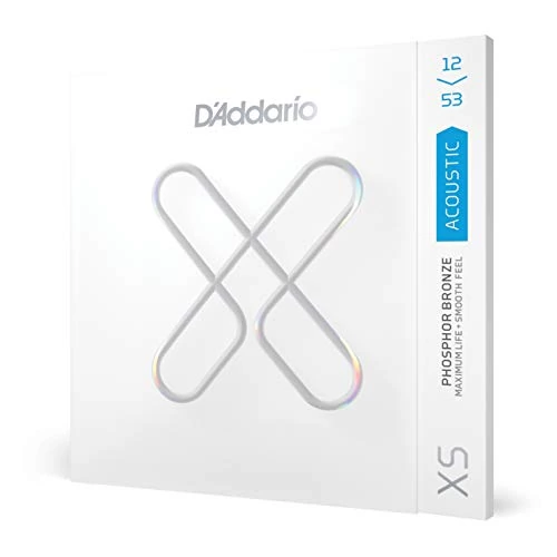 D’Addario XS Phosphor Bronze 12–53 — Emballage du jeu de cordes correspondant à la référence.